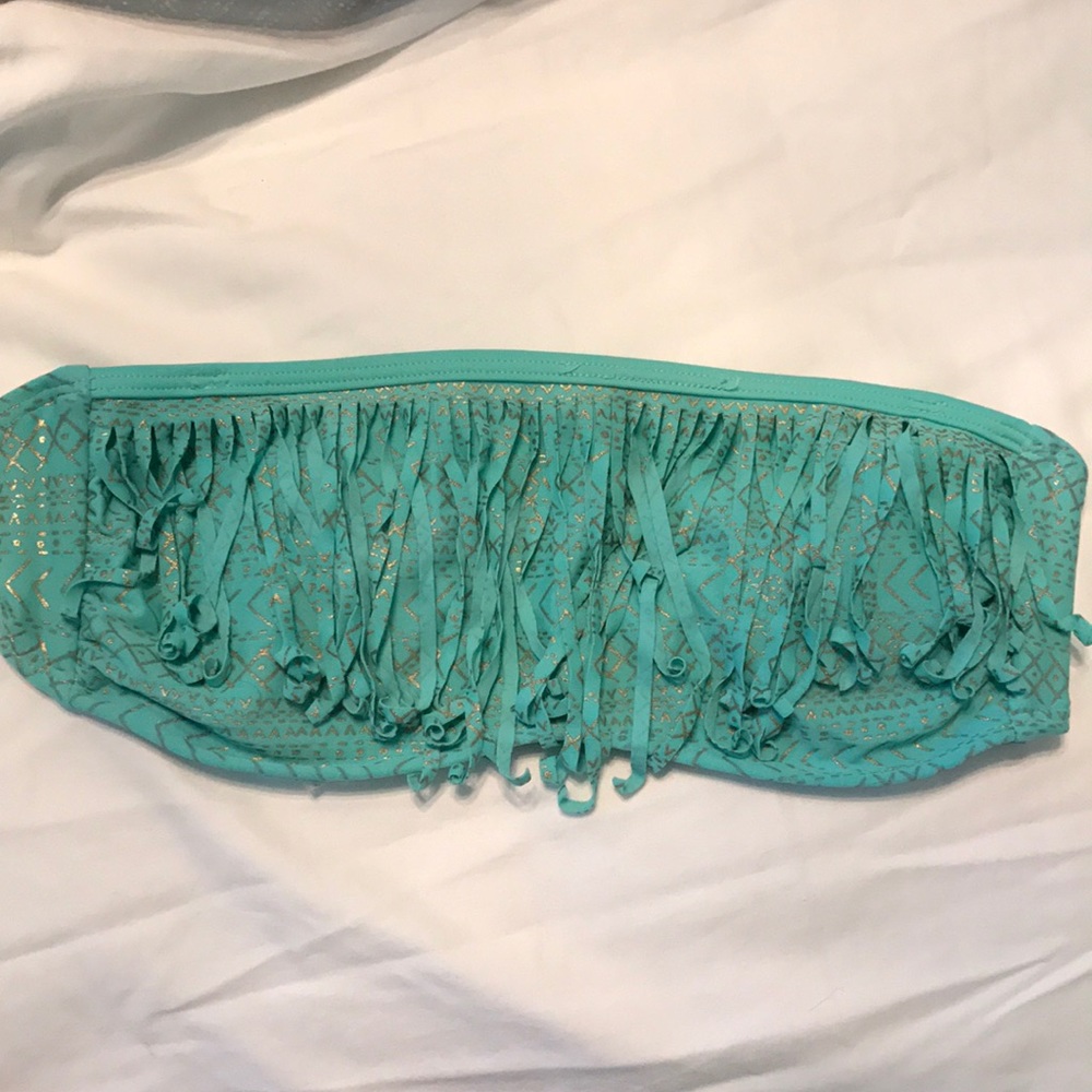 Mint Bandeau Bikini Top